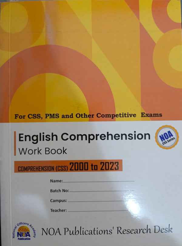 English Comprehension(2020-2023